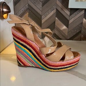 Kate Spade Multicolor Wedge Sandals